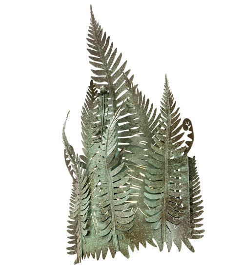 Meyda Lighting Fern 16" Tarnished Copper Wall Sconce