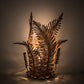 Meyda Lighting Fern 20" Hand Painted Rust Table Lamp
