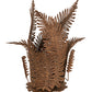 Meyda Lighting Fern 20" Hand Painted Rust Table Lamp