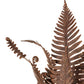 Meyda Lighting Fern 20" Hand Painted Rust Wall Sconce