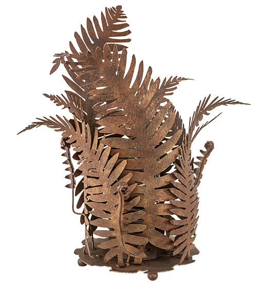 Meyda Lighting Fern 20" Rusty Nail Table Lamp
