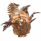 Meyda Lighting Fern 20" Rusty Nail Table Lamp