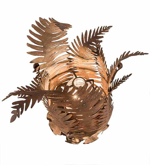 Meyda Lighting Fern 20" Rusty Nail Table Lamp