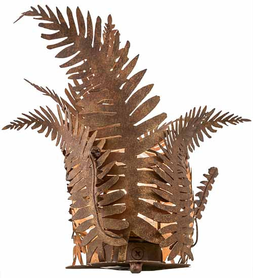 Meyda Lighting Fern 20" Rusty Nail Table Lamp