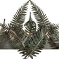 Meyda Lighting Fern 28" 3-Light Timeless Bronze Vanity Light