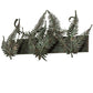 Meyda Lighting Fern 28" 3-Light Timeless Bronze Vanity Light