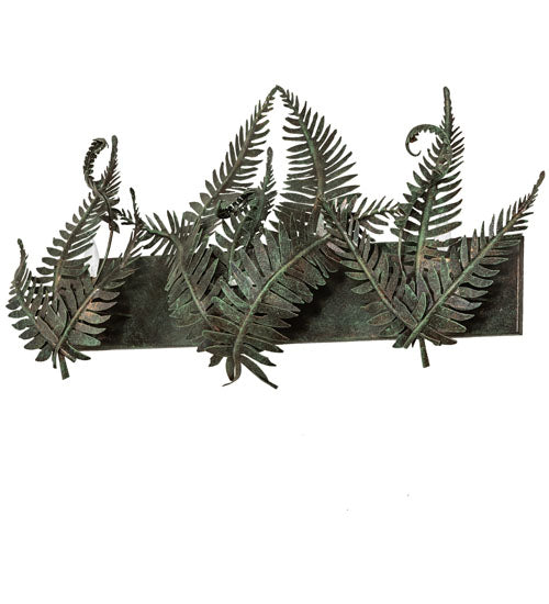 Meyda Lighting Fern 28" 3-Light Timeless Bronze Vanity Light