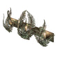 Meyda Lighting Fern 28" 3-Light Timeless Bronze Vanity Light