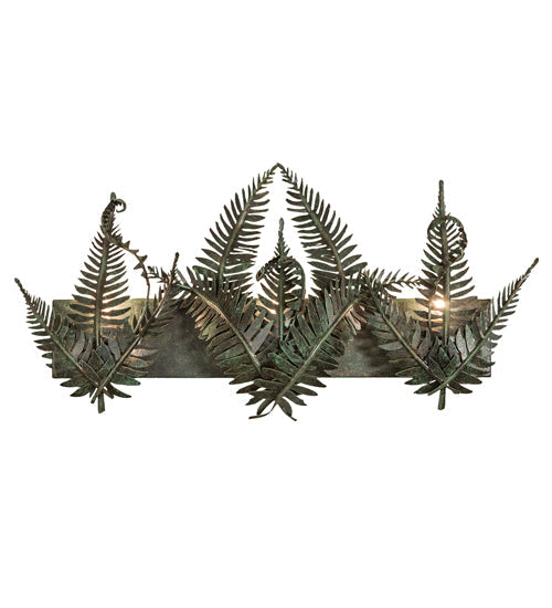 Meyda Lighting Fern 28" 3-Light Timeless Bronze Vanity Light