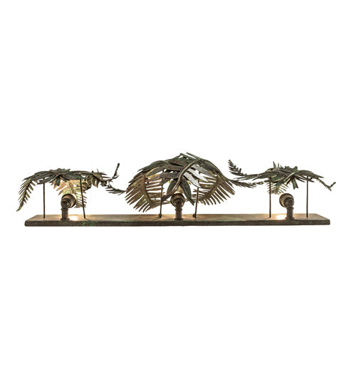 Meyda Lighting Fern 28" 3-Light Timeless Bronze Vanity Light