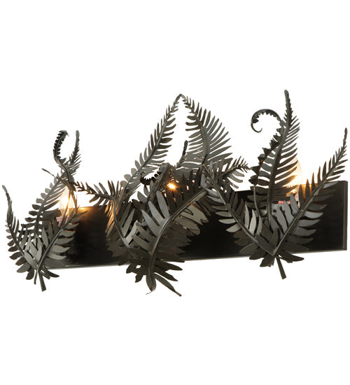 Meyda Lighting Fern 29" 3-Light Timeless Bronze Vanity Light