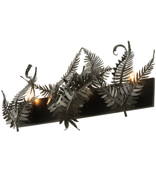 Meyda Lighting Fern 29" 3-Light Timeless Bronze Vanity Light