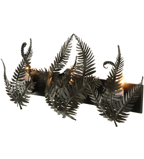 Meyda Lighting Fern 29" 3-Light Timeless Bronze Vanity Light