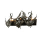 Meyda Lighting Fern 29" 3-Light Timeless Bronze Vanity Light