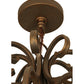 Meyda Lighting Fernando 28" 8-Light French Bronze Chandelier With Amber Faux Candlelight