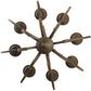 Meyda Lighting Fernando 28" 8-Light French Bronze Chandelier With Amber Faux Candlelight