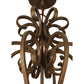 Meyda Lighting Fernando 28" 8-Light French Bronze Chandelier With Amber Faux Candlelight