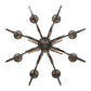 Meyda Lighting Fernando 36" 8-Light French Bronze Chandelier