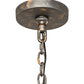 Meyda Lighting Fernando 42" 10-Light French Bronze Chandelier With Ivory Faux Candlelight