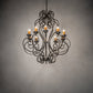 Meyda Lighting Fernando 42" 10-Light French Bronze Chandelier With Ivory Faux Candlelight