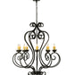 Meyda Lighting Fernando 42" 10-Light Timeless Bronze Chandelier With Ivory Faux Candlelight