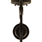 Meyda Lighting Fernando 5" Coffee Bean Wall Sconce With Amber Faux Candlelight