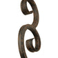 Meyda Lighting Fernando 5" Coffee Bean Wall Sconce With Amber Faux Candlelight