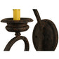 Meyda Lighting Fernando 5" Coffee Bean Wall Sconce With Amber Faux Candlelight