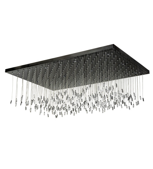 Meyda Lighting Firefly 72" 300-Light Jet Black Pendant Light