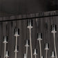 Meyda Lighting Firefly 72" 300-Light Jet Black Pendant Light