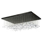 Meyda Lighting Firefly 72" 300-Light Jet Black Pendant Light