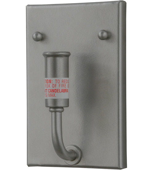 Meyda Lighting Fizz 10" Nickel Deco Wall Sconce With White Statuario Idalight Shade Glass