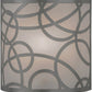Meyda Lighting Fizz 10" Nickel Deco Wall Sconce With White Statuario Idalight Shade Glass