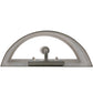 Meyda Lighting Fizz 10" Nickel Deco Wall Sconce With White Statuario Idalight Shade Glass