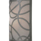 Meyda Lighting Fizz 10" Nickel Deco Wall Sconce With White Statuario Idalight Shade Glass