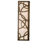 Meyda Lighting Fizz 9" 2-Light Gold Metallic Deco Wall Sconce With White Statuario Idalight Shade