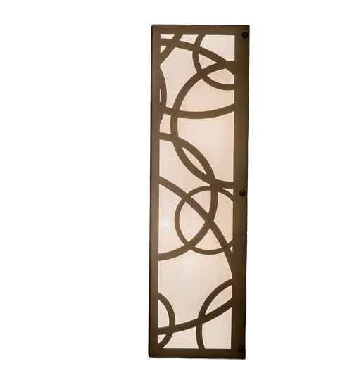 Meyda Lighting Fizz 9" 2-Light Gold Metallic Deco Wall Sconce With White Statuario Idalight Shade