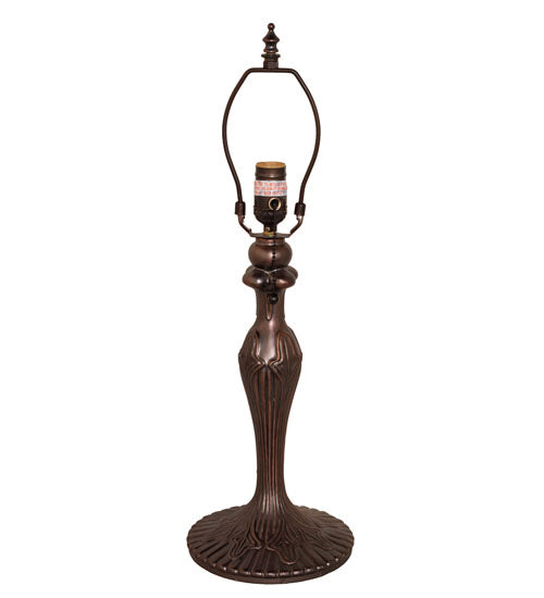 Meyda Lighting Fleur 14" Mahogany Bronze Table Lamp Base