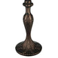 Meyda Lighting Fleur 15" Mahogany Bronze Table Lamp Base