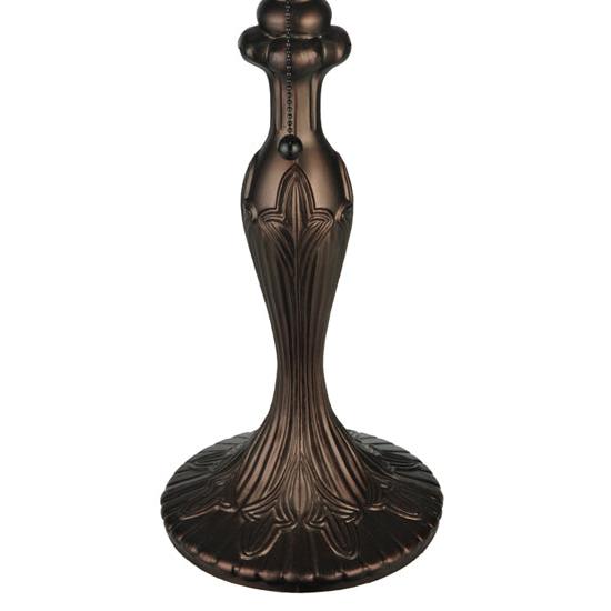 Meyda Lighting Fleur 15" Mahogany Bronze Table Lamp Base