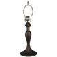 Meyda Lighting Fleur 15" Mahogany Bronze Table Lamp Base