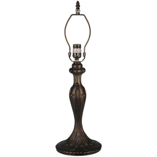 Meyda Lighting Fleur 15" Mahogany Bronze Table Lamp Base