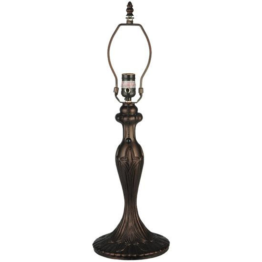 Meyda Lighting Fleur 15" Mahogany Bronze Table Lamp Base