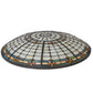 Meyda Lighting Fleur-de-Lite 36" Multi-Colored Stained Shade Glass