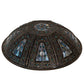 Meyda Lighting Fleur-de-lis 24" Multi-Colored Shade Glass