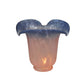 Meyda Lighting Fluted 16773 6" Pink & Blue Shade Glass
