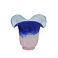 Meyda Lighting Fluted 6" Pink & Blue Shade Glass