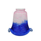 Meyda Lighting Fluted 6" Pink & Blue Shade Glass