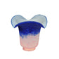 Meyda Lighting Fluted 6" Pink & Blue Shade Glass