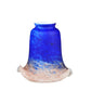 Meyda Lighting Fluted 6" Purple & Blue Shade Glass